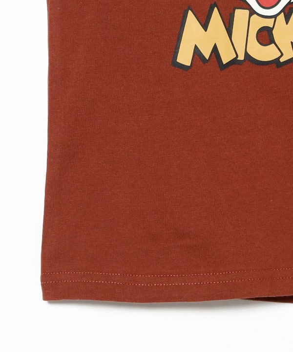 Japanese children's clothing B:MING by BEAMS Disney / MICKEY printed top 90-150cm boys/girls summer TOPS