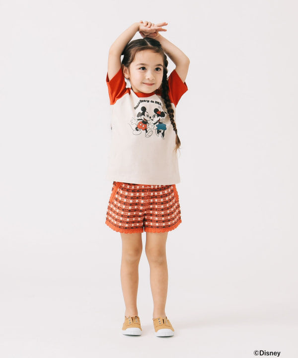 Japanese B:MING by BEAMS Disney / MICKEY & MINNIE Tops 90-150cm Boys'/Girls' Summer TOPS