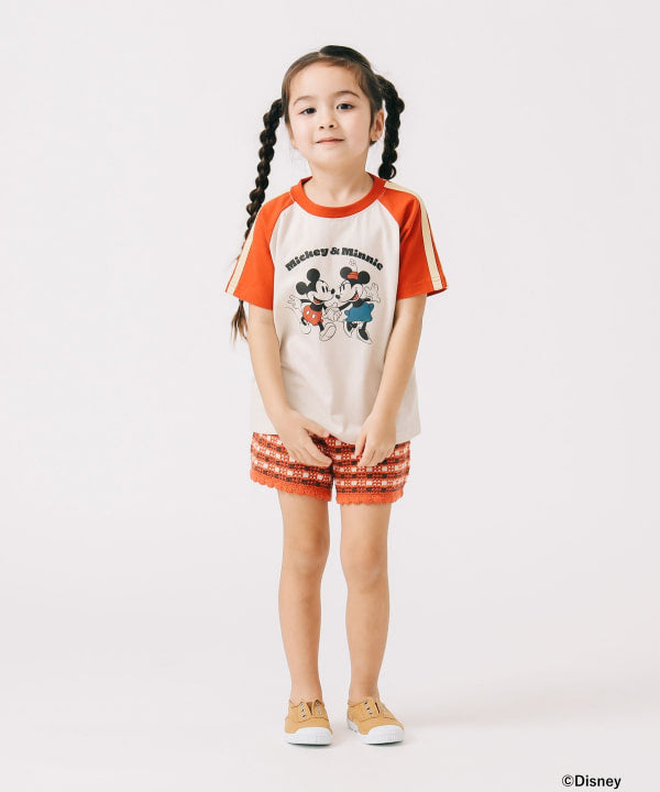 Japanese B:MING by BEAMS Disney / MICKEY & MINNIE Tops 90-150cm Boys'/Girls' Summer TOPS
