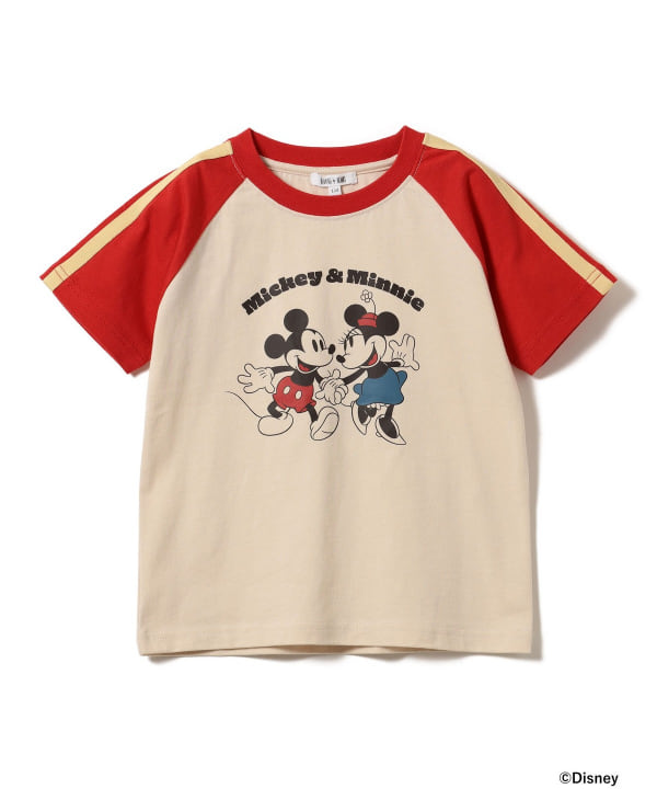 Japanese B:MING by BEAMS Disney / MICKEY & MINNIE Tops 90-150cm Boys'/Girls' Summer TOPS