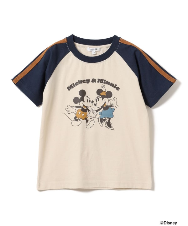 Japanese B:MING by BEAMS Disney / MICKEY & MINNIE Tops 90-150cm Boys'/Girls' Summer TOPS