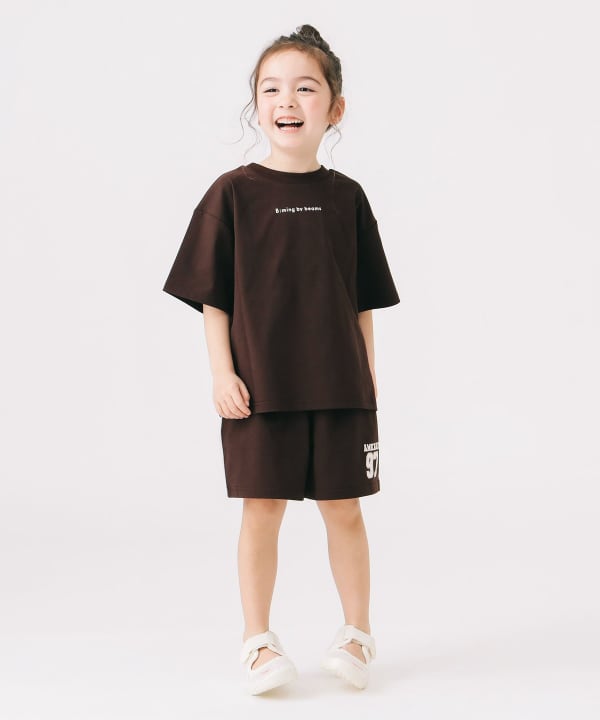 Japanese children's clothing B:MING by BEAMS 2Way two-piece digital print top (100-140cm) for boys and girls summer TOPS