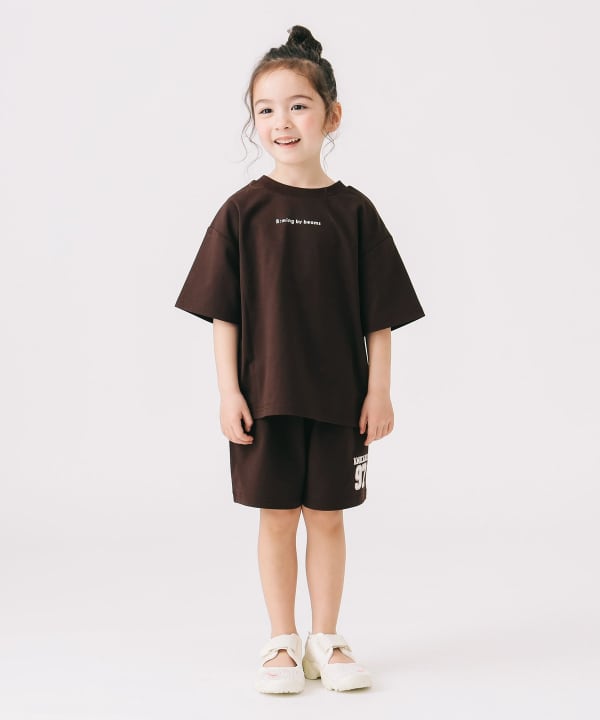 Japanese children's clothing B:MING by BEAMS 2Way two-piece digital print top (100-140cm) for boys and girls summer TOPS