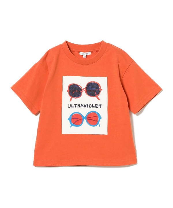 Japanese children's clothing B:MING by BEAMS printed tops 100-140cm boys/girls summer TOPS