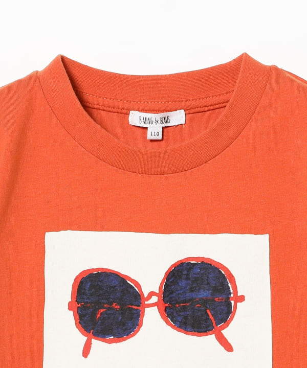 Japanese children's clothing B:MING by BEAMS printed tops 100-140cm boys/girls summer TOPS