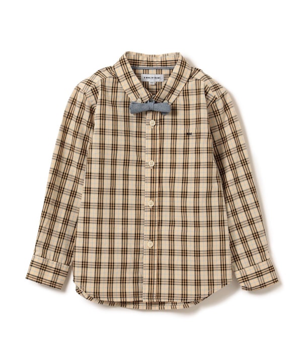 Japanese children's clothing B:MING by BEAMS shirt 100-130cm boys' summer TOPS interview/banquet/performance