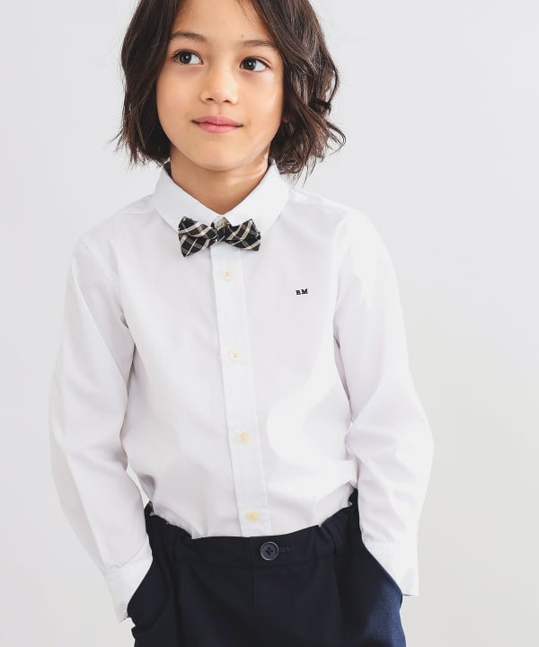 Japanese children's clothing B:MING by BEAMS shirt 100-130cm boys' summer TOPS interview/banquet/performance