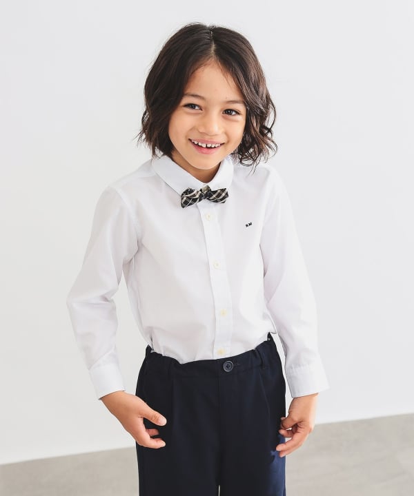 Japanese children's clothing B:MING by BEAMS shirt 100-130cm boys' summer TOPS interview/banquet/performance