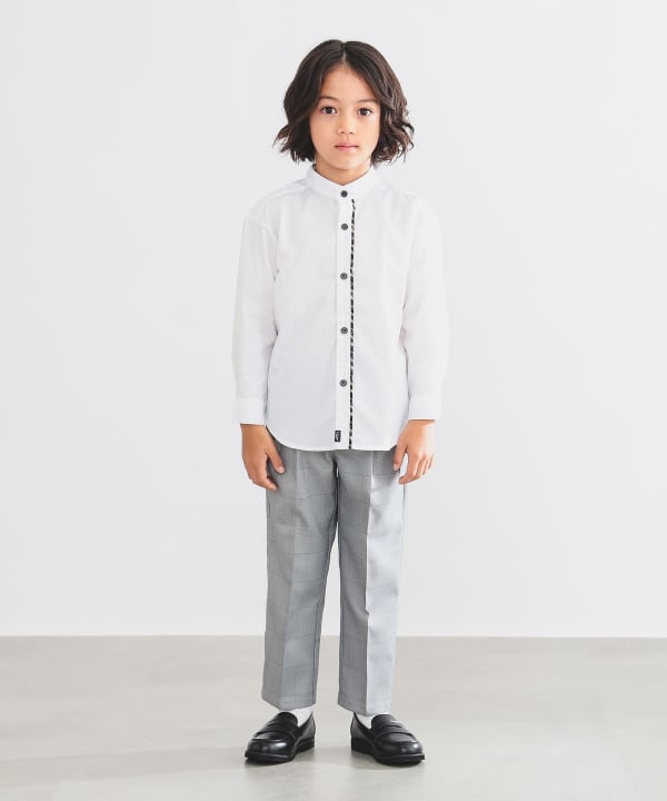 Japanese children's clothing B:MING by BEAMS shirt 100-130cm boys' summer TOPS interview/banquet/performance