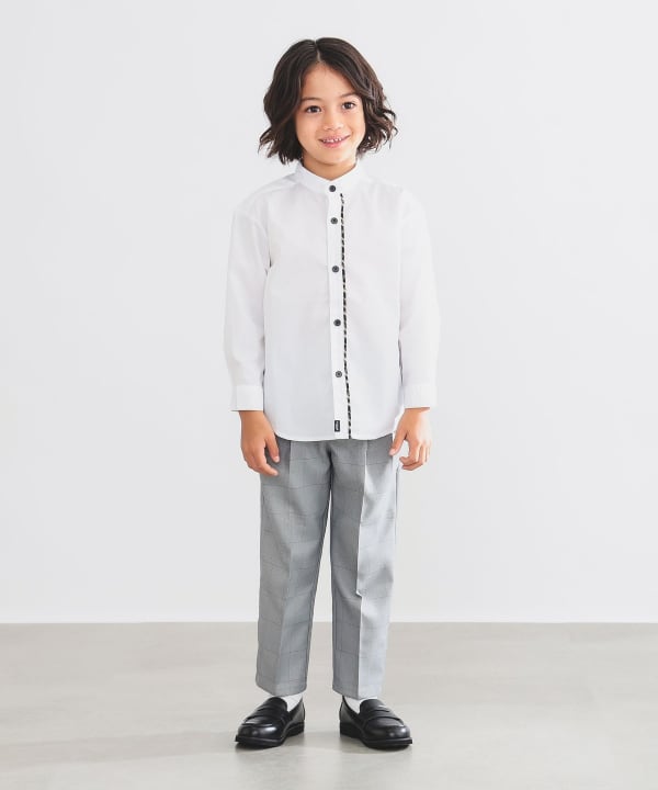 Japanese children's clothing B:MING by BEAMS shirt 100-130cm boys' summer TOPS interview/banquet/performance