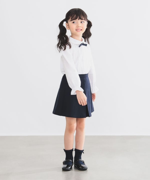 Japanese children's clothing B:MING by BEAMS shirt 100-130cm girls summer dresses for interviews/banquets/performances