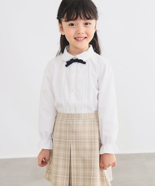 Japanese children's clothing B:MING by BEAMS shirt 100-130cm girls summer dresses for interviews/banquets/performances