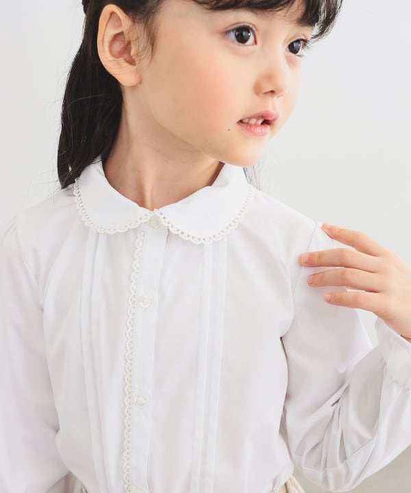 Japanese children's clothing B:MING by BEAMS shirt 100-130cm girls summer dresses for interviews/banquets/performances