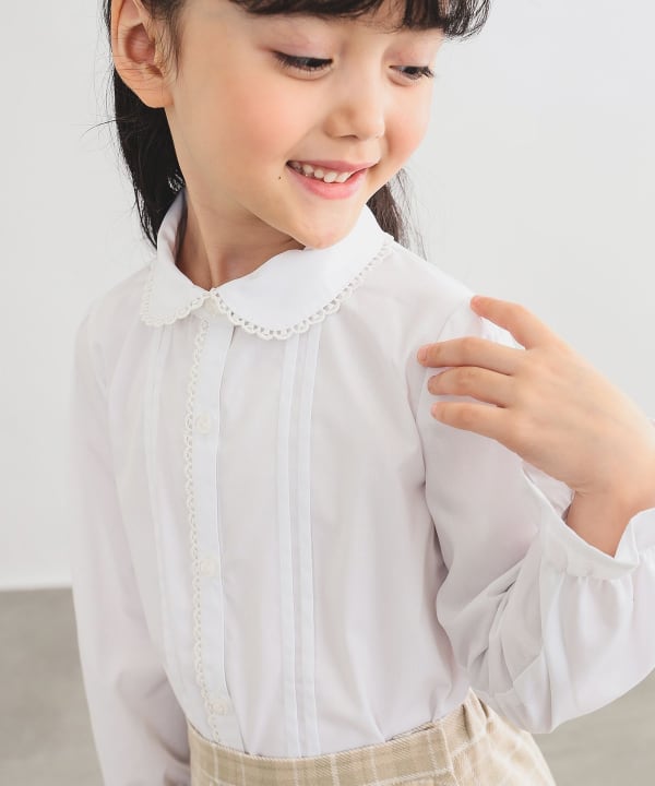 Japanese children's clothing B:MING by BEAMS shirt 100-130cm girls summer dresses for interviews/banquets/performances