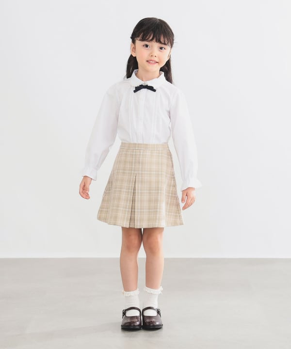 Japanese children's clothing B:MING by BEAMS shirt 100-130cm girls summer dresses for interviews/banquets/performances