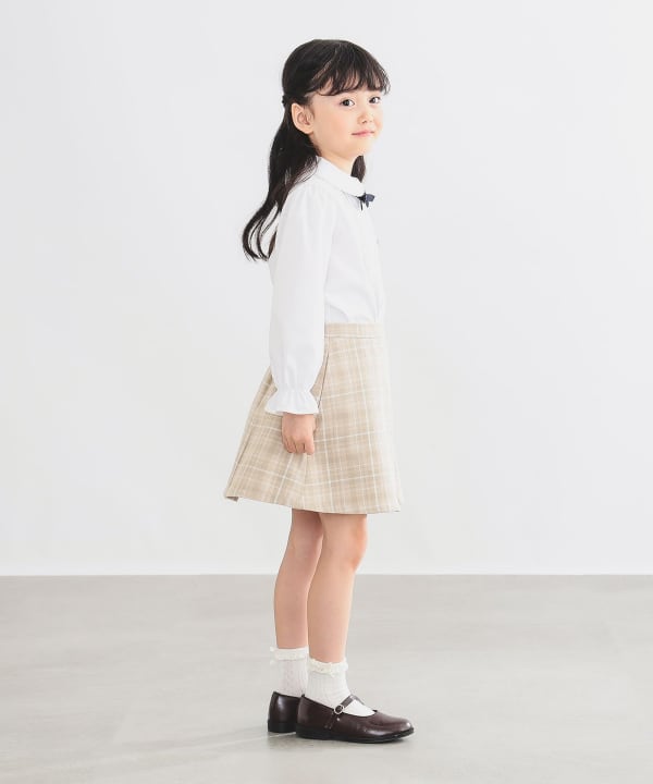Japanese children's clothing B:MING by BEAMS shirt 100-130cm girls summer dresses for interviews/banquets/performances