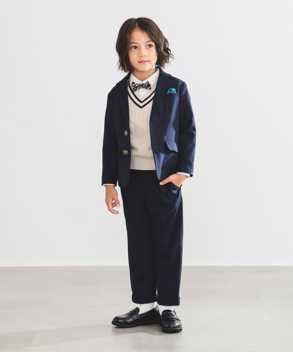 Japanese children's clothing B:MING by BEAMS suit jacket 100-130cm boys' summer outerwear interview / banquet / performance