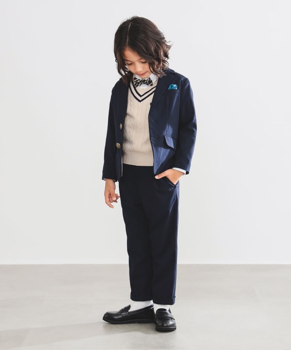 Japanese children's clothing B:MING by BEAMS suit jacket 100-130cm boys' summer outerwear interview / banquet / performance