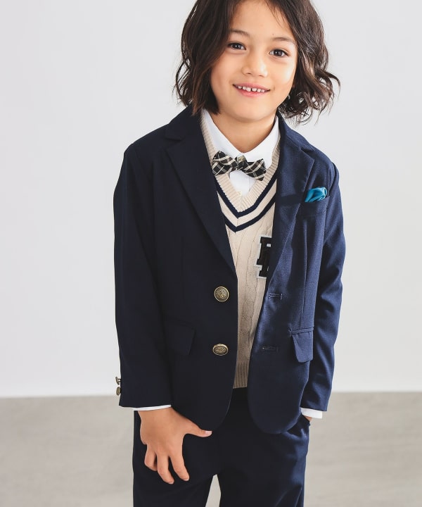 Japanese children's clothing B:MING by BEAMS suit jacket 100-130cm boys' summer outerwear interview / banquet / performance