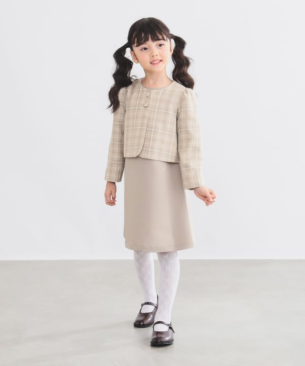 Japanese children's clothing B:MING by BEAMS dress short jacket 100-130cm girls summer outerwear interview / banquet / performance