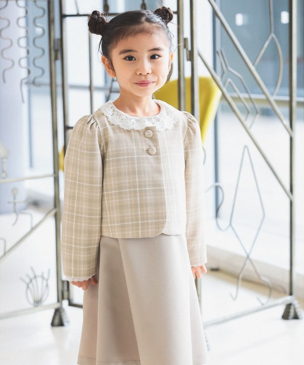 Japanese children's clothing B:MING by BEAMS dress short jacket 100-130cm girls summer outerwear interview / banquet / performance