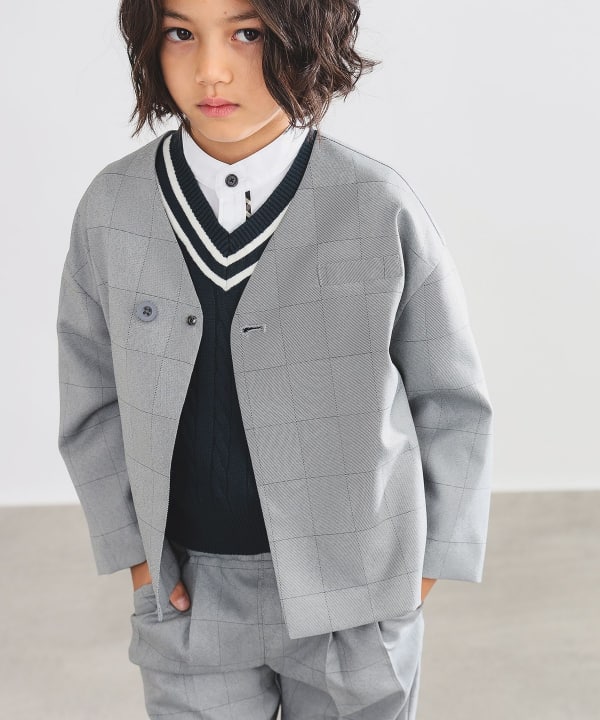 Japanese children's clothing B:MING by BEAMS suit jacket 100-160cm boys' summer OUTERWEAR interview / banquet / performance