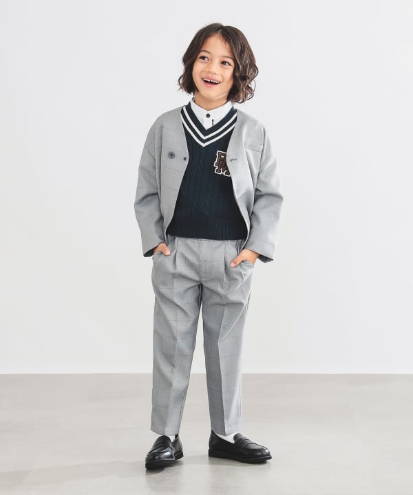 Japanese children's clothing B:MING by BEAMS suit jacket 100-160cm boys' summer OUTERWEAR interview / banquet / performance