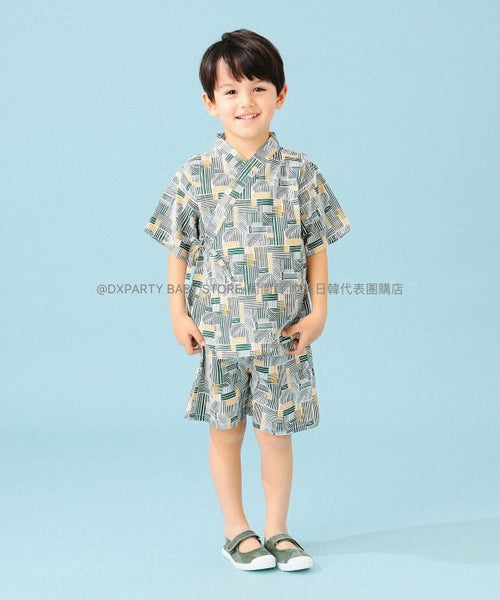 日本童裝 B:MING by BEAMS 日本甚平 90-140cm 男童款 夏季 日本和服 TOPS PANTS