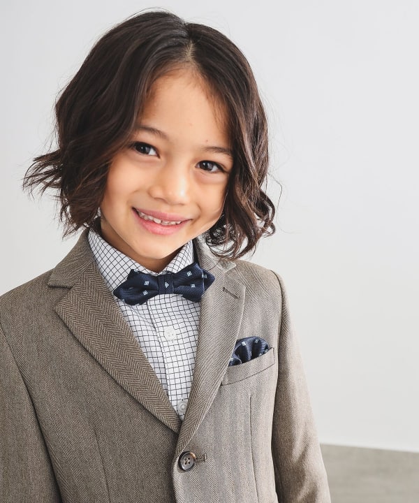 Japanese children's clothing B:MING by BEAMS three-piece suit 100-130cm boys' summer outerwear tops pants interviews/banquets/performances