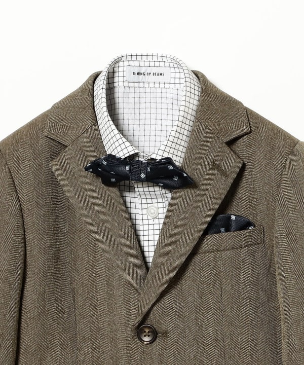 Japanese children's clothing B:MING by BEAMS three-piece suit 100-130cm boys' summer outerwear tops pants interviews/banquets/performances