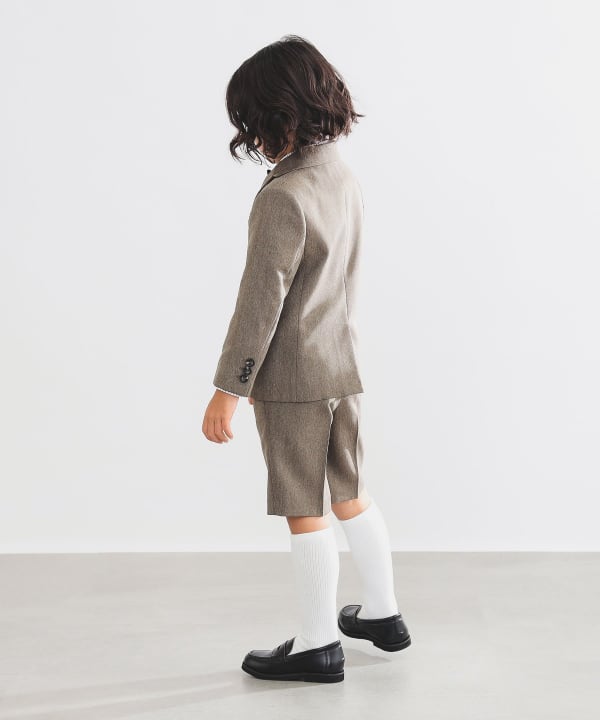 Japanese children's clothing B:MING by BEAMS three-piece suit 100-130cm boys' summer outerwear tops pants interviews/banquets/performances