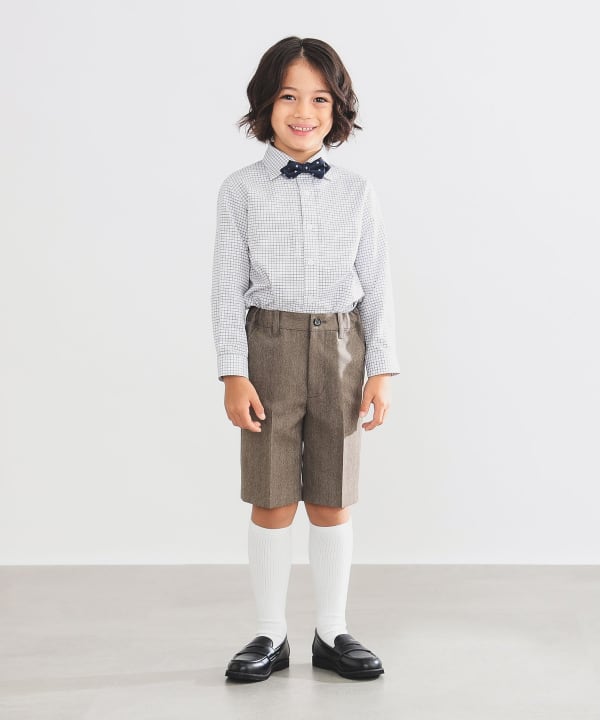Japanese children's clothing B:MING by BEAMS three-piece suit 100-130cm boys' summer outerwear tops pants interviews/banquets/performances