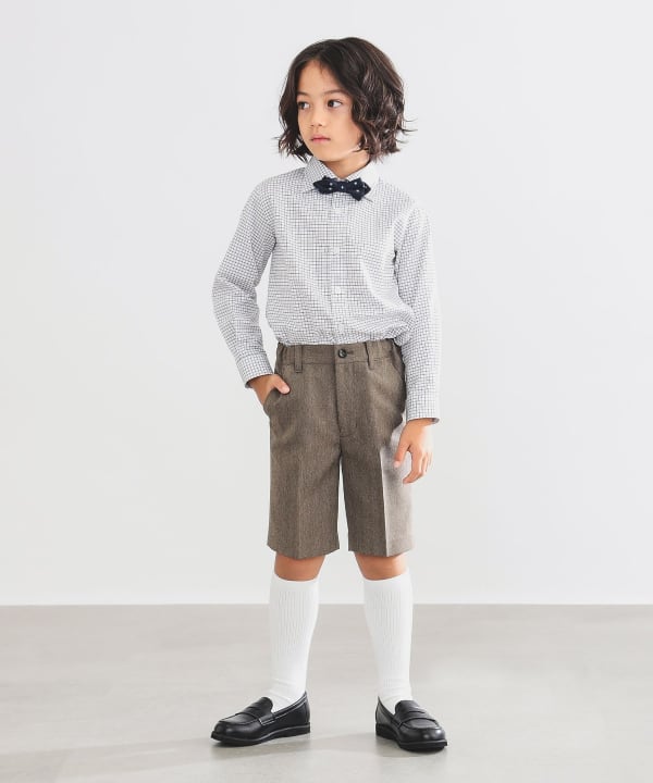 Japanese children's clothing B:MING by BEAMS three-piece suit 100-130cm boys' summer outerwear tops pants interviews/banquets/performances