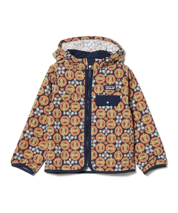 B:MING by BEAMS Patagonia UV-Proof Waterproof Windbreaker for Boys and Girls Ages 3-5 Summer Outerwear
