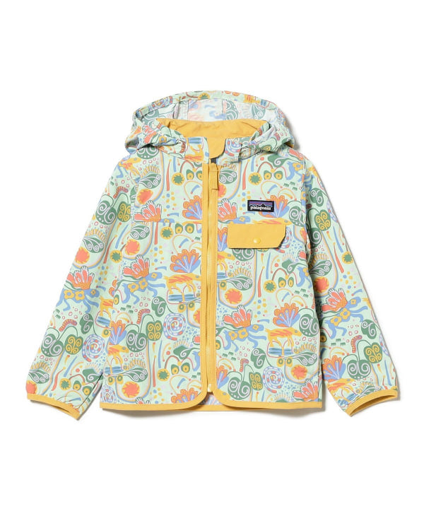B:MING by BEAMS Patagonia UV-Proof Waterproof Windbreaker for Boys and Girls Ages 3-5 Summer Outerwear
