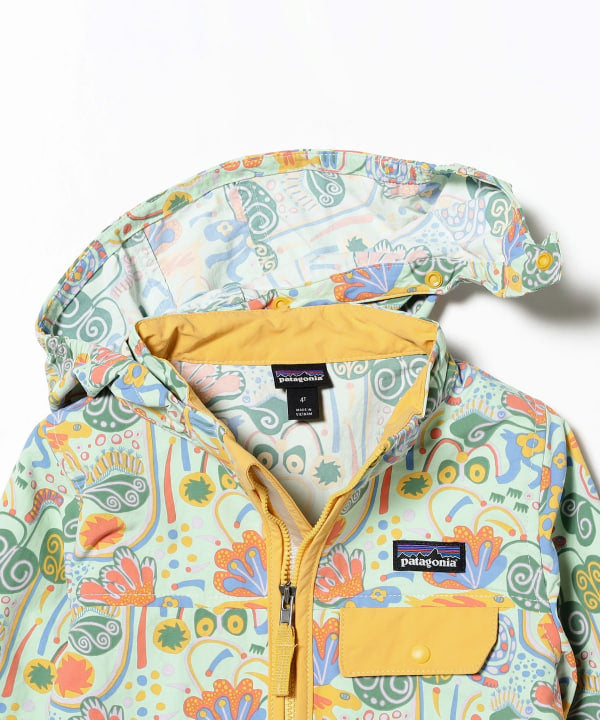 B:MING by BEAMS Patagonia UV-Proof Waterproof Windbreaker for Boys and Girls Ages 3-5 Summer Outerwear
