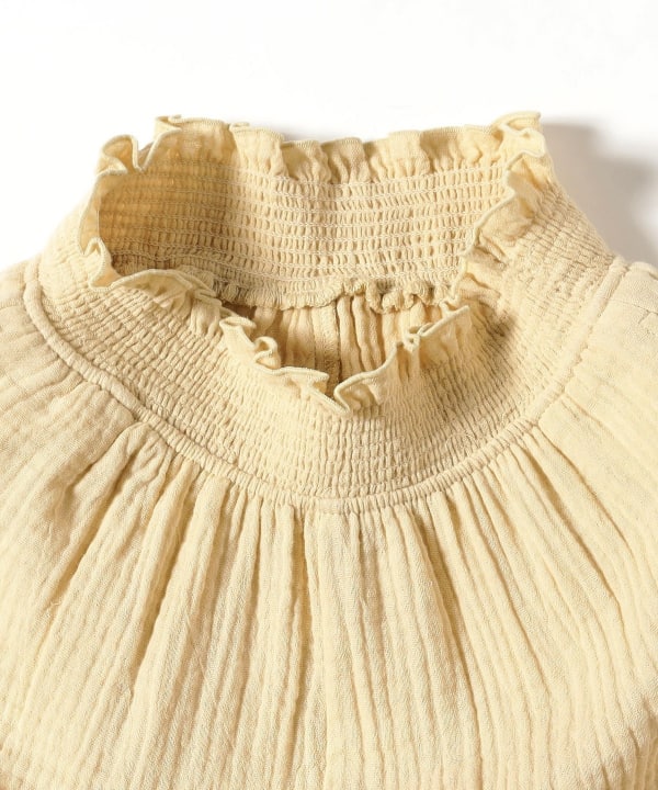Japanese children's clothing B:MING by BEAMS wrinkled high waist trousers 100-140cm girls summer PANTS
