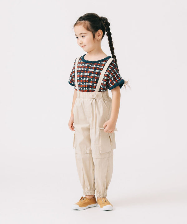 B:MING by BEAMS (Japanese children's clothing) overalls (100-140cm) for boys and girls (summer PANTS)