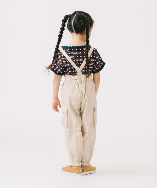 B:MING by BEAMS (Japanese children's clothing) overalls (100-140cm) for boys and girls (summer PANTS)