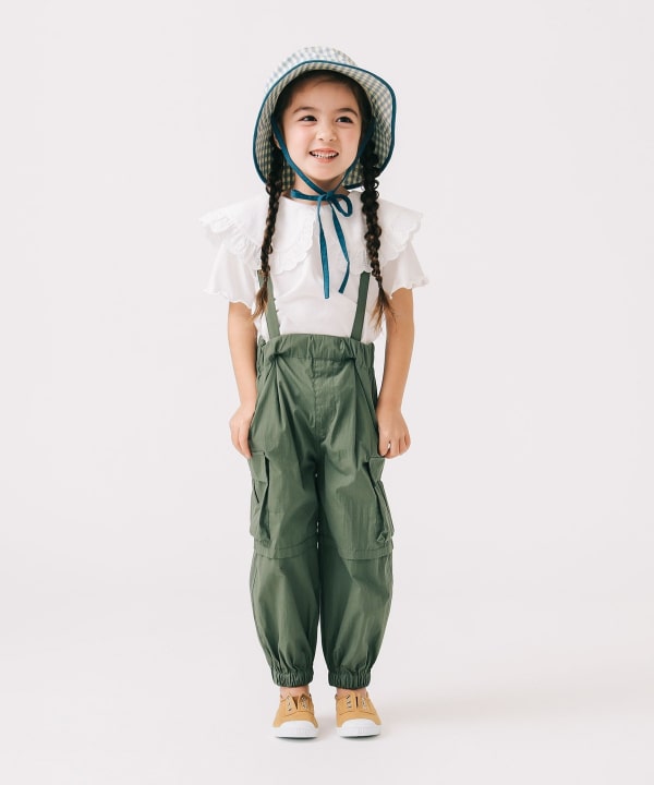 B:MING by BEAMS (Japanese children's clothing) overalls (100-140cm) for boys and girls (summer PANTS)