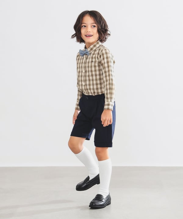 Japanese children's clothing B:MING by BEAMS suit shorts 100-130cm boys' summer PANTS interviews/banquets/performances