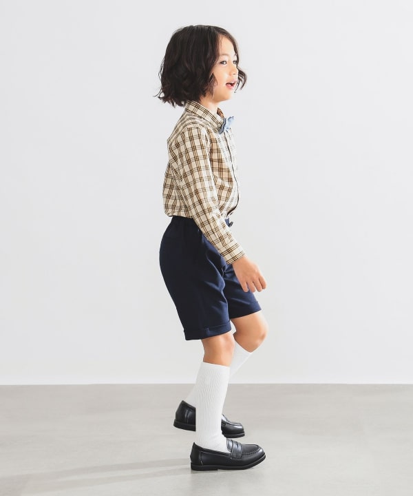 Japanese children's clothing B:MING by BEAMS suit shorts 100-130cm boys' summer PANTS interviews/banquets/performances
