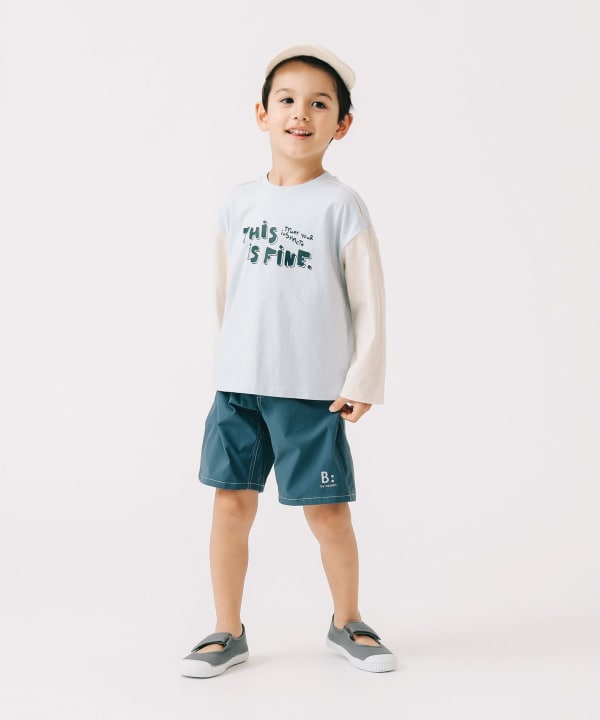 Japanese children's clothing B:MING by BEAMS waterproof series shorts 100-150cm boys' summer PANTS