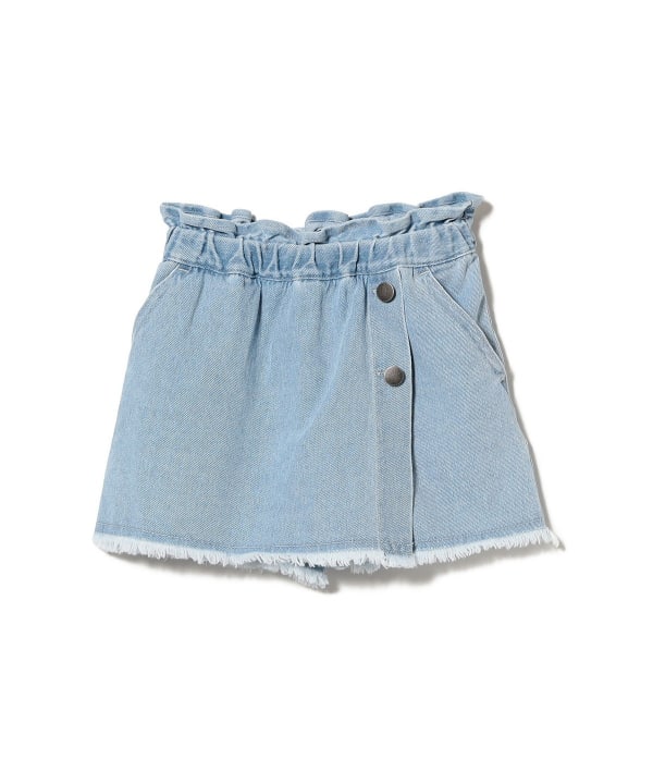 Japanese children's clothing B:MING by BEAMS denim culottes 100-140cm girls summer PANTS