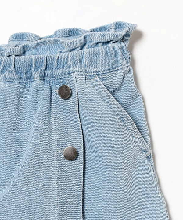 Japanese children's clothing B:MING by BEAMS denim culottes 100-140cm girls summer PANTS