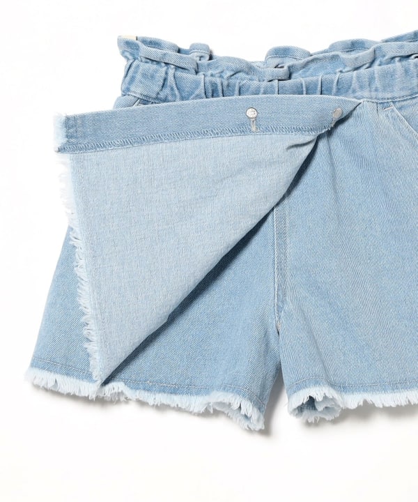 Japanese children's clothing B:MING by BEAMS denim culottes 100-140cm girls summer PANTS