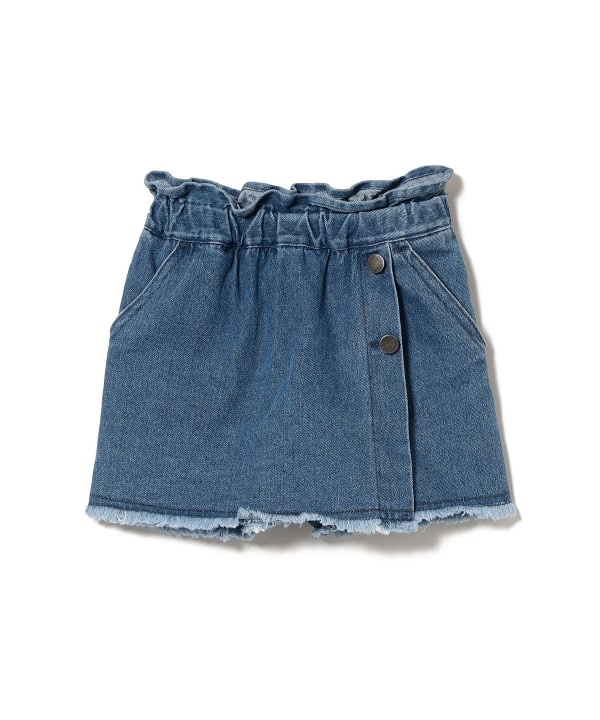 Japanese children's clothing B:MING by BEAMS denim culottes 100-140cm girls summer PANTS