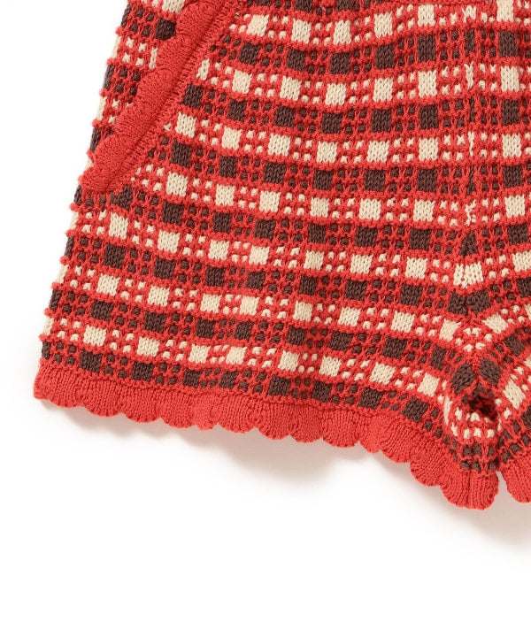 Japanese children's clothing B:MING by BEAMS knitted shorts 90-120cm girls summer PANTS