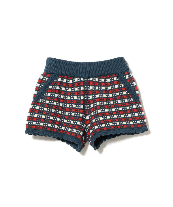 Japanese children's clothing B:MING by BEAMS knitted shorts 90-120cm girls summer PANTS