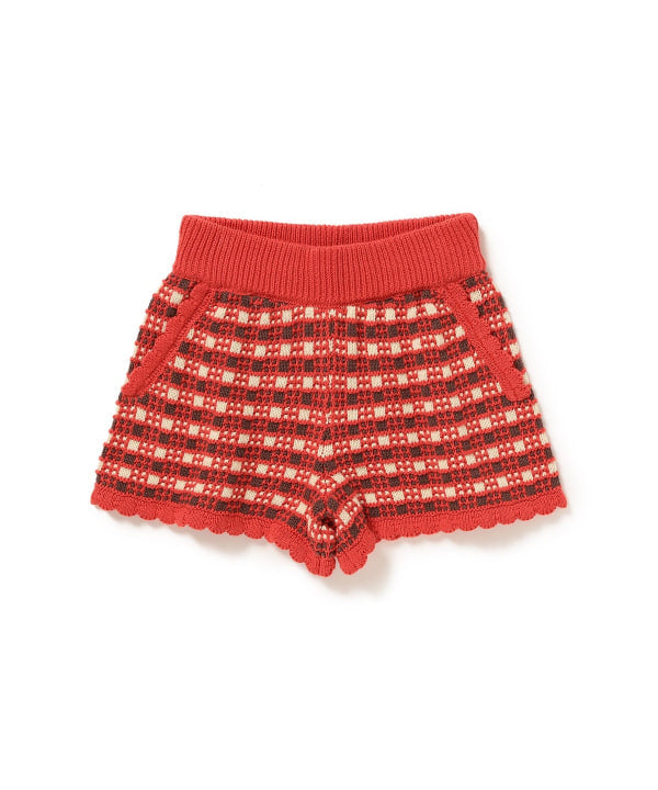 Japanese children's clothing B:MING by BEAMS knitted shorts 90-120cm girls summer PANTS